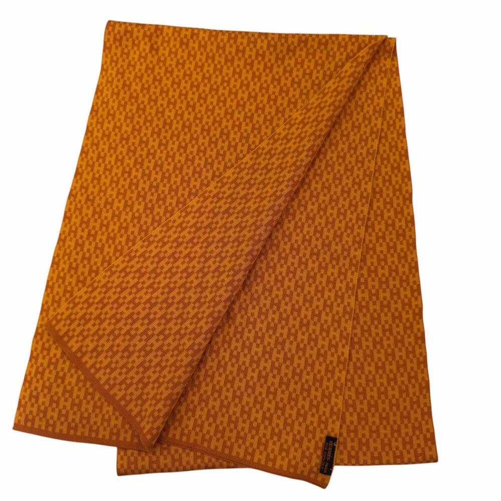HERMES Vintage Orange Silk Scarf - Picture 3 of 7